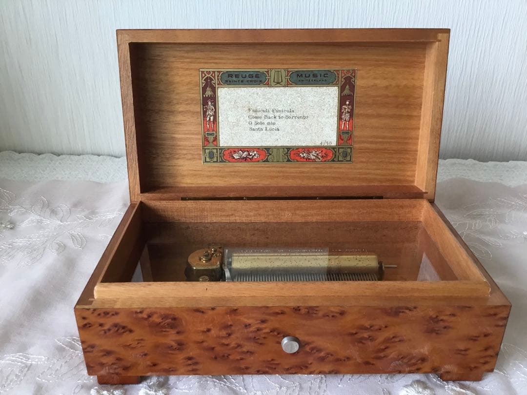 お値下げ♪レア‼︎ リュージュ イタリア歌曲４曲　　　　　オルゴール50弁