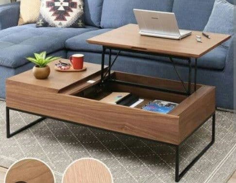 ニトリ昇降テーブル120×60　ブラウン