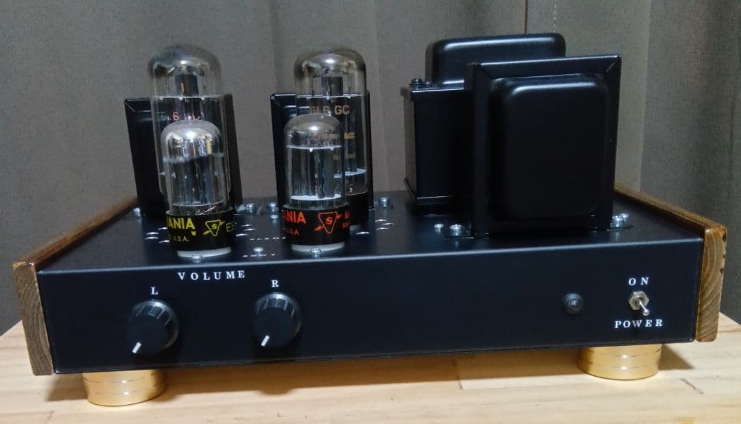 6L6GCシングル真空管アンプ　自作　年末特価中!