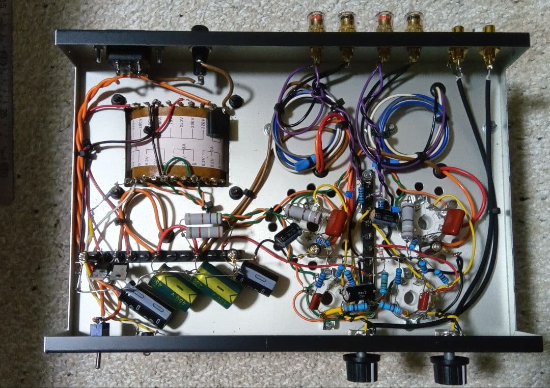 6L6GCシングル真空管アンプ　自作　年末特価中!