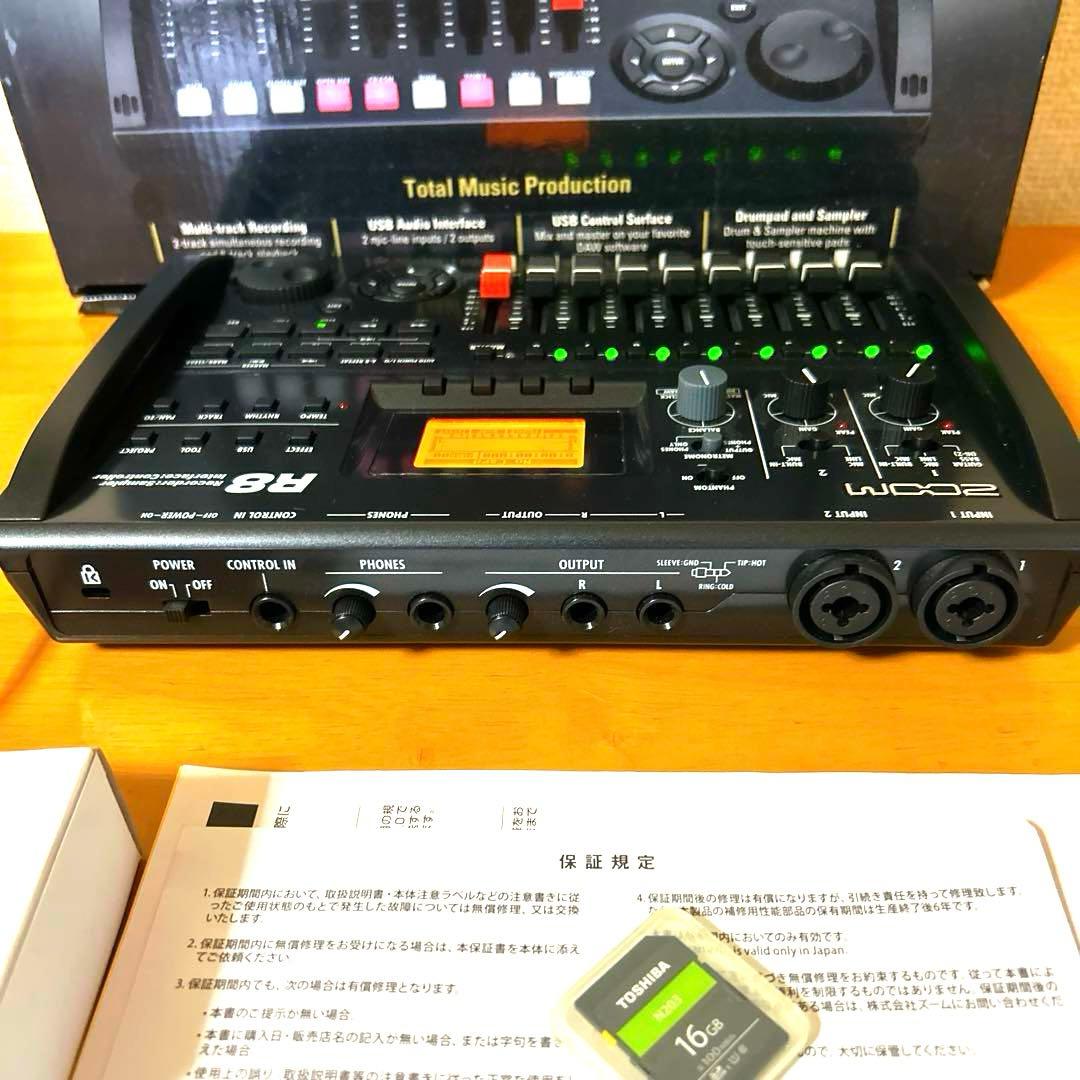 ZOOM R8 MTR ズーム マルチトラックレコーダー 美品 期間限定特別価格
