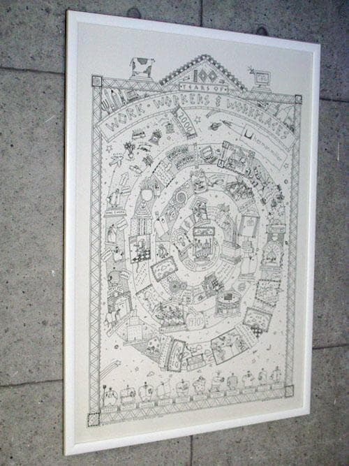 100 YEARS OF HERMAN MILLER/ハーマンミラー/ポスター