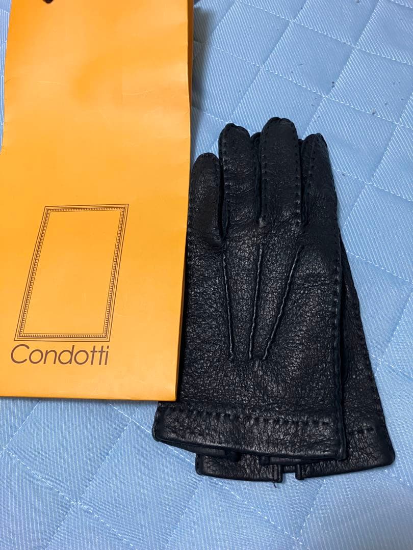 み*た様 メローラ　グローブ　手袋　ペッカリー　黒