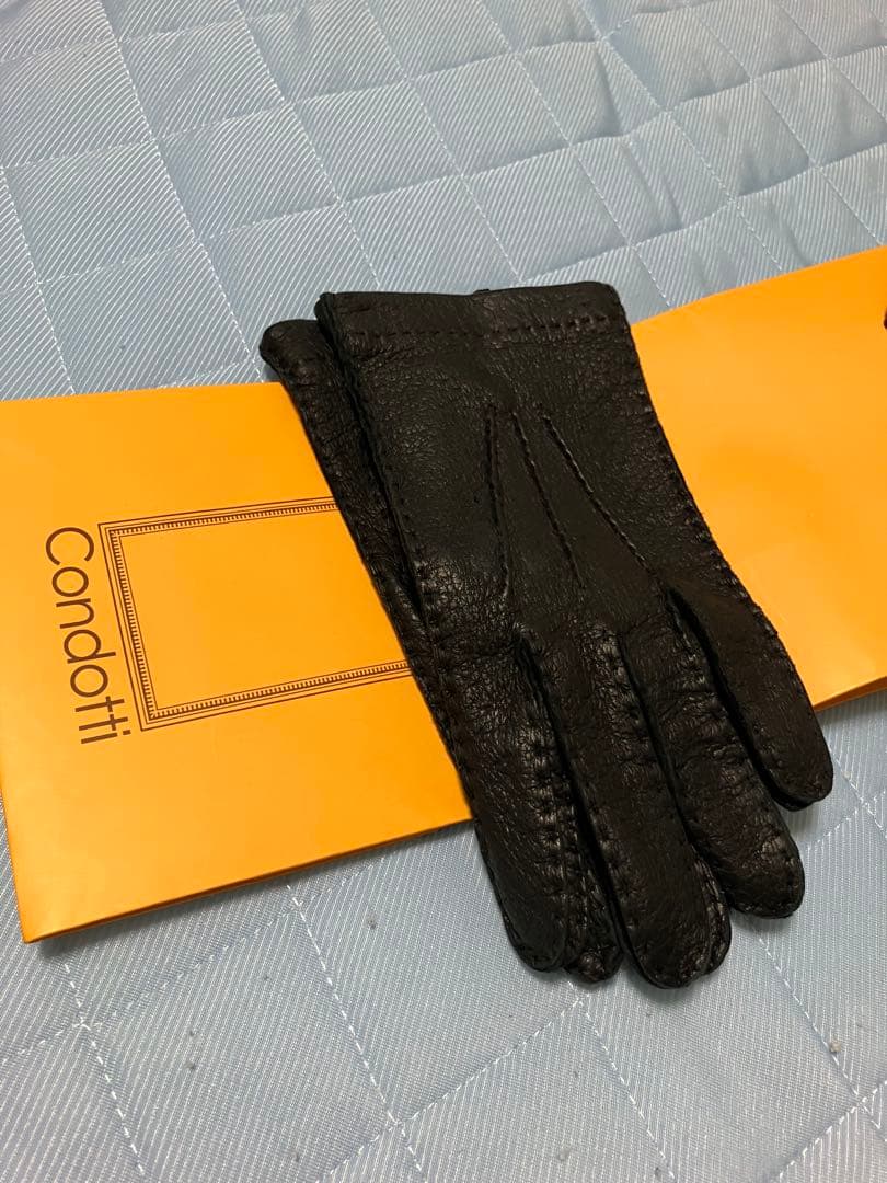 み*た様 メローラ　グローブ　手袋　ペッカリー　黒