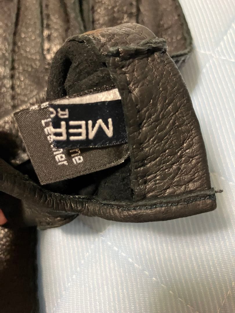 み*た様 メローラ　グローブ　手袋　ペッカリー　黒