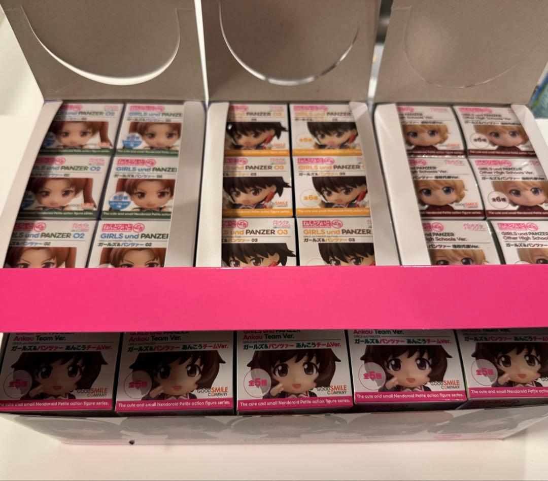 ガールズ＆パンツァー ねんどろいどぷち全23種 ねんどろいどもあ 戦車7両セット