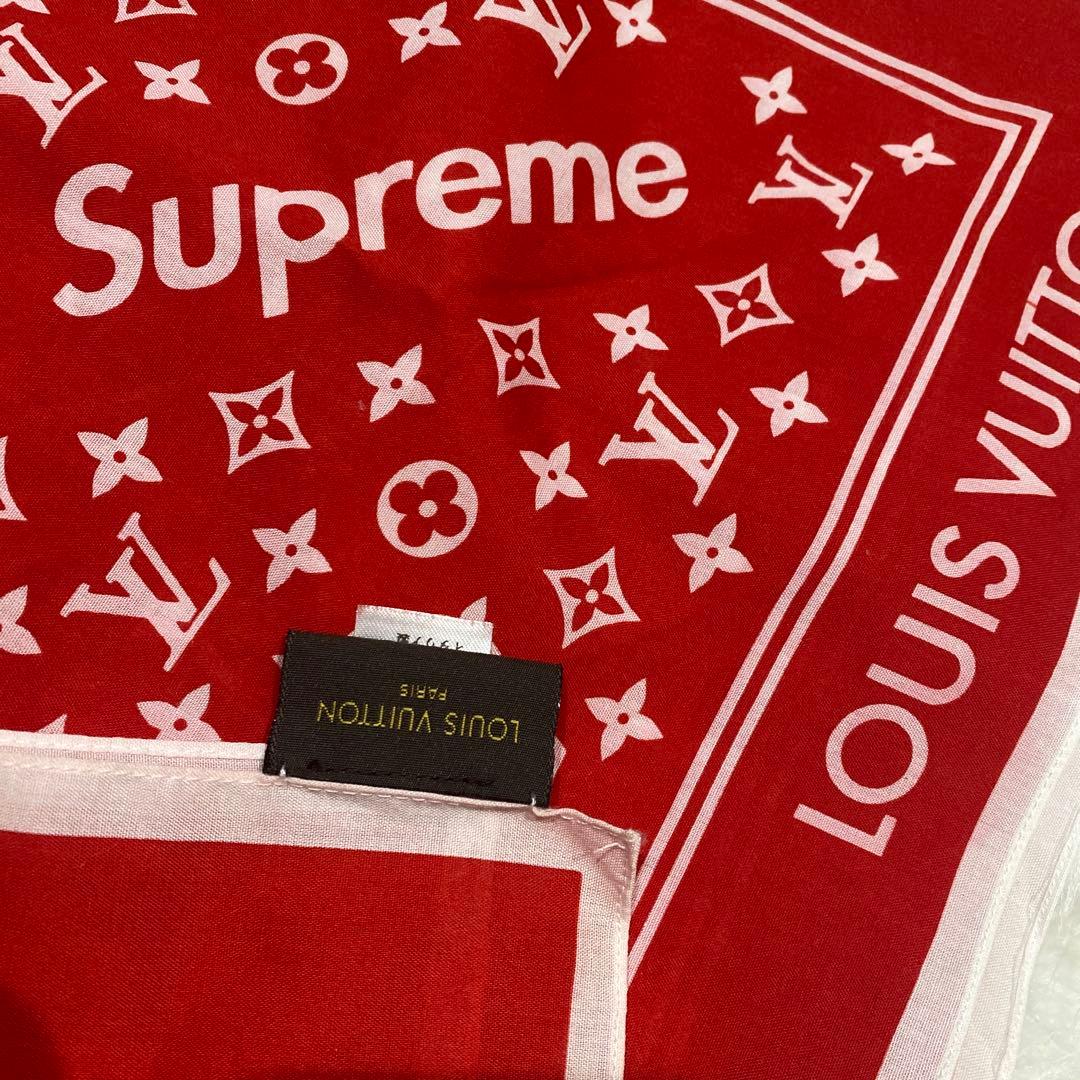 正規！超レア！美品LOUIS VUITTON × SUPREME コラボバンダナ