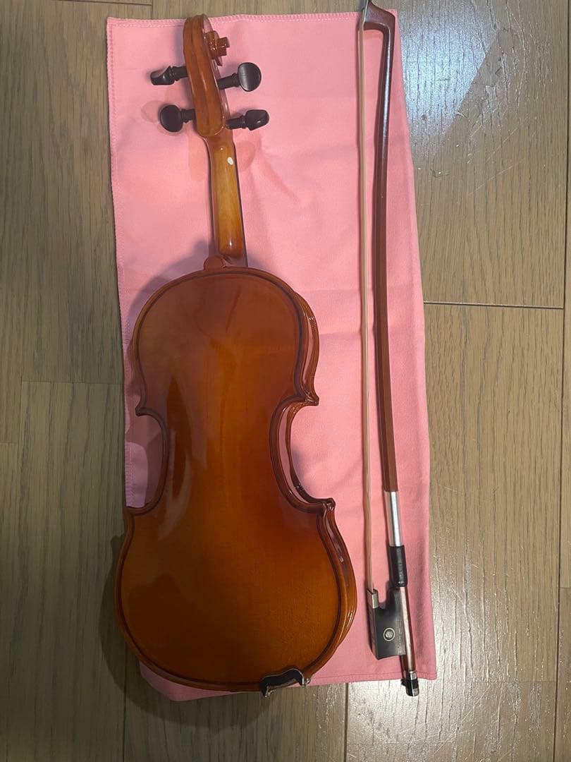 バイオリン 1/10本体ケース、肩あて、スズキメソードvol.1 2冊CD付き