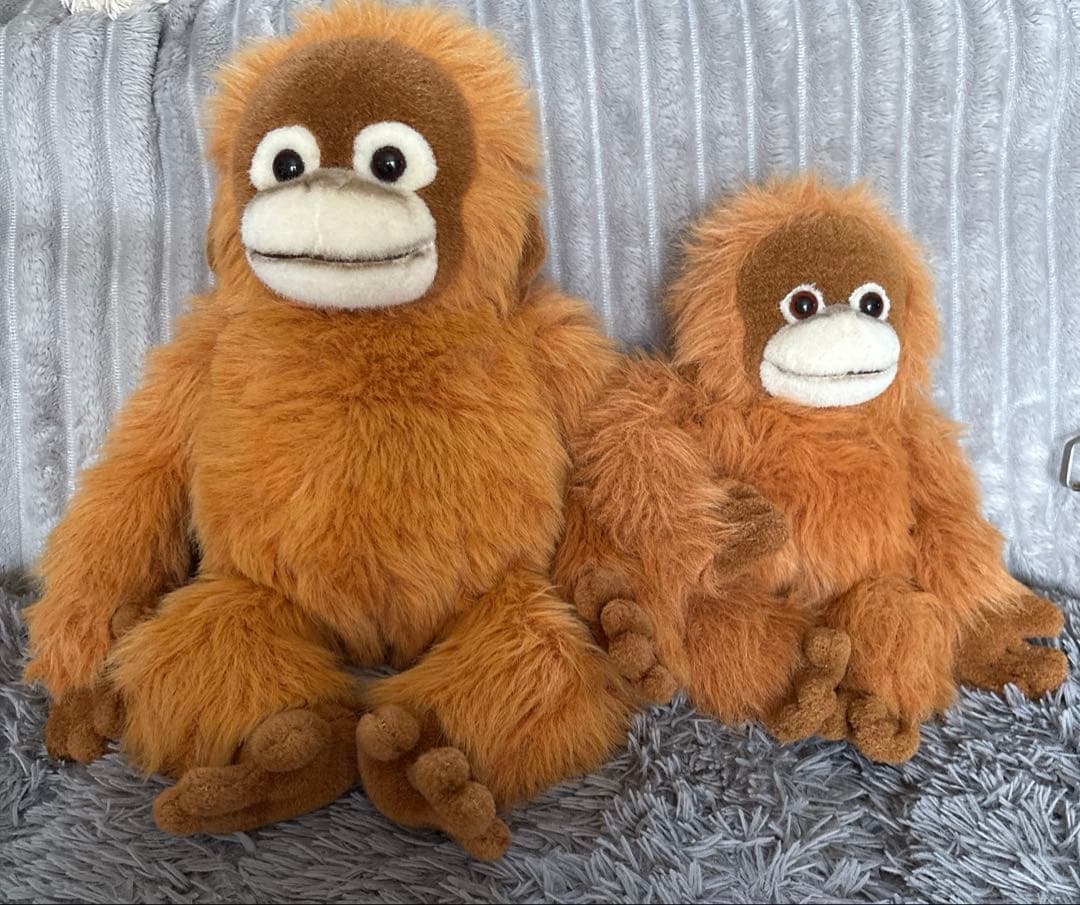 ナカジマコーポレーション オランウータン ぬいぐるみ 大小セット レトロ レア