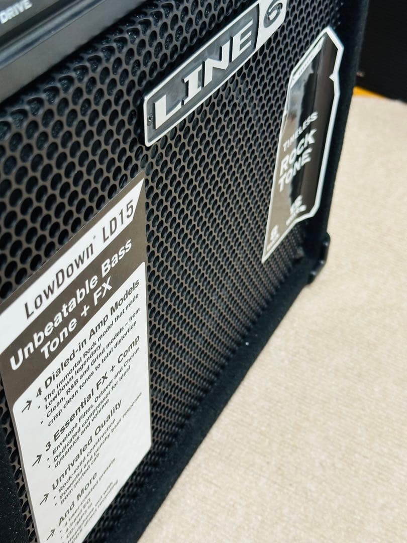 LINE 6 LowDown LD15 ベース用アンプ(本体美品)