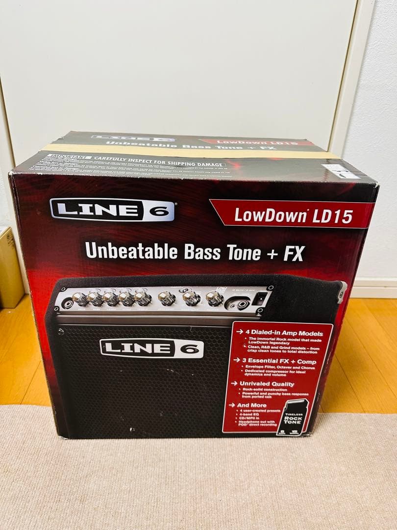 LINE 6 LowDown LD15 ベース用アンプ(本体美品)