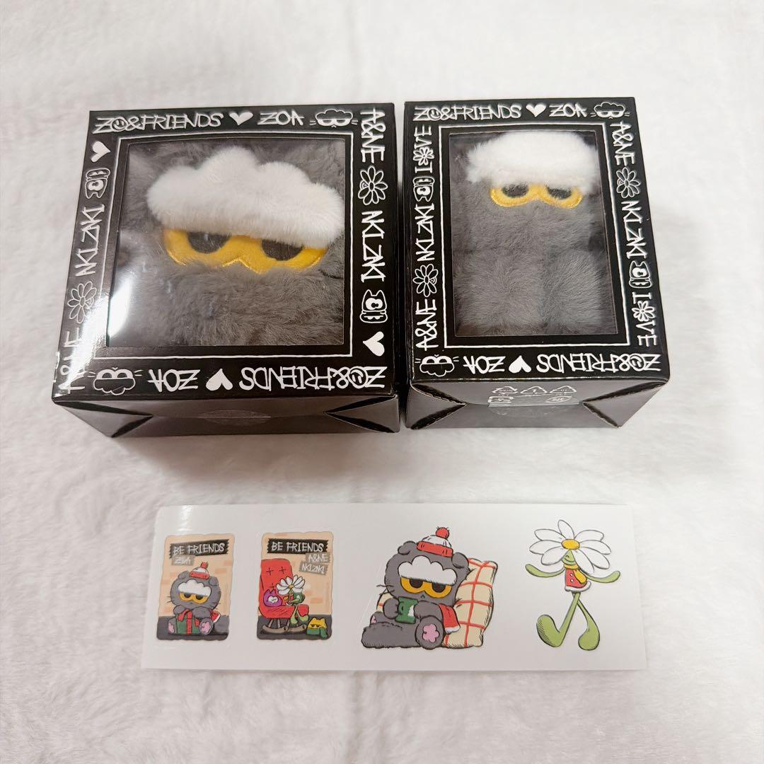 ZO&FRIENDS popup ZOA フェイスポーチ キーリング 特典付