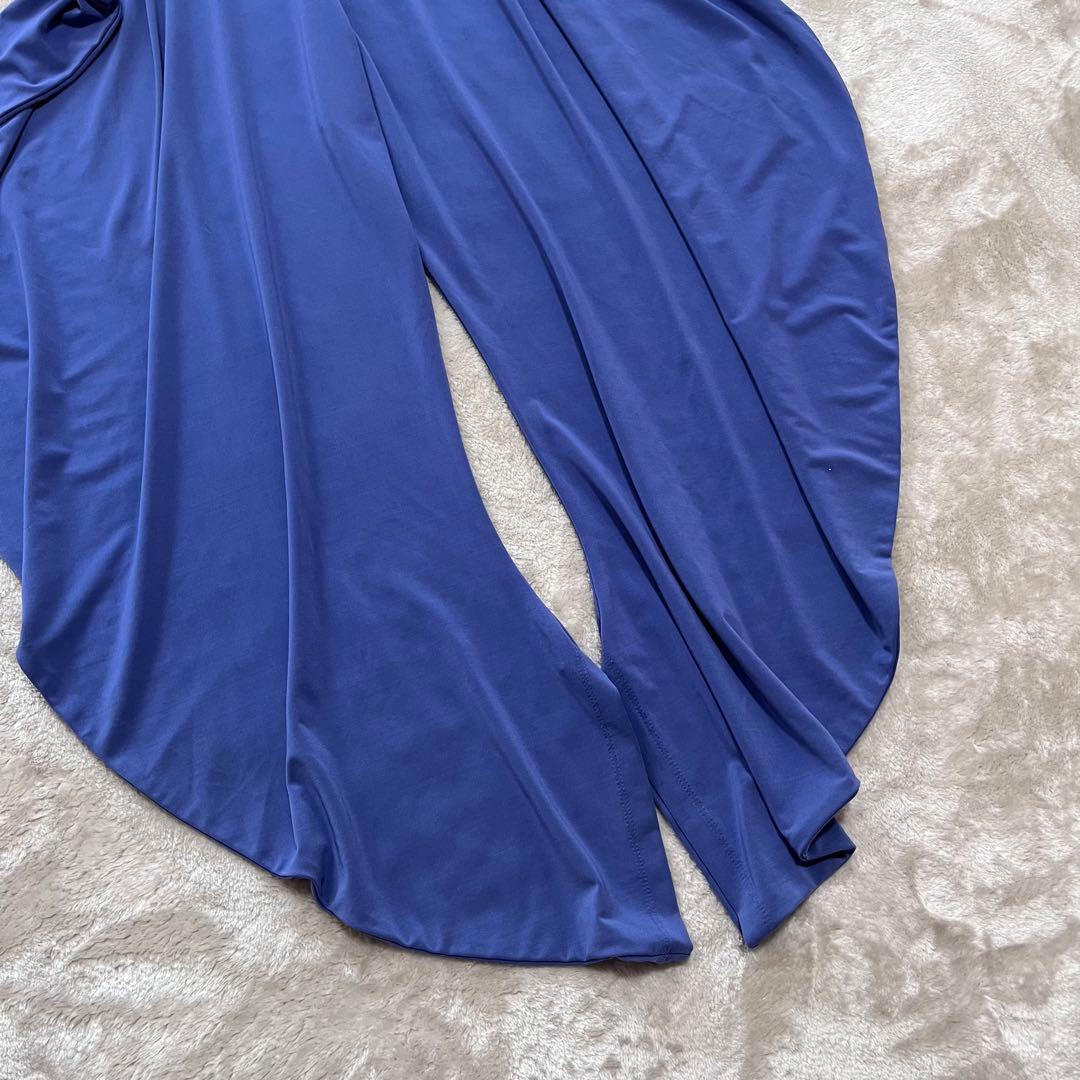 新品　イッセイミヤケ　ラッフル　ドレープ　ストレッチ　パンツ　サルエル