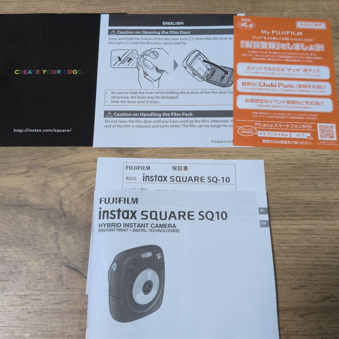 instax　SQ10　チェキ