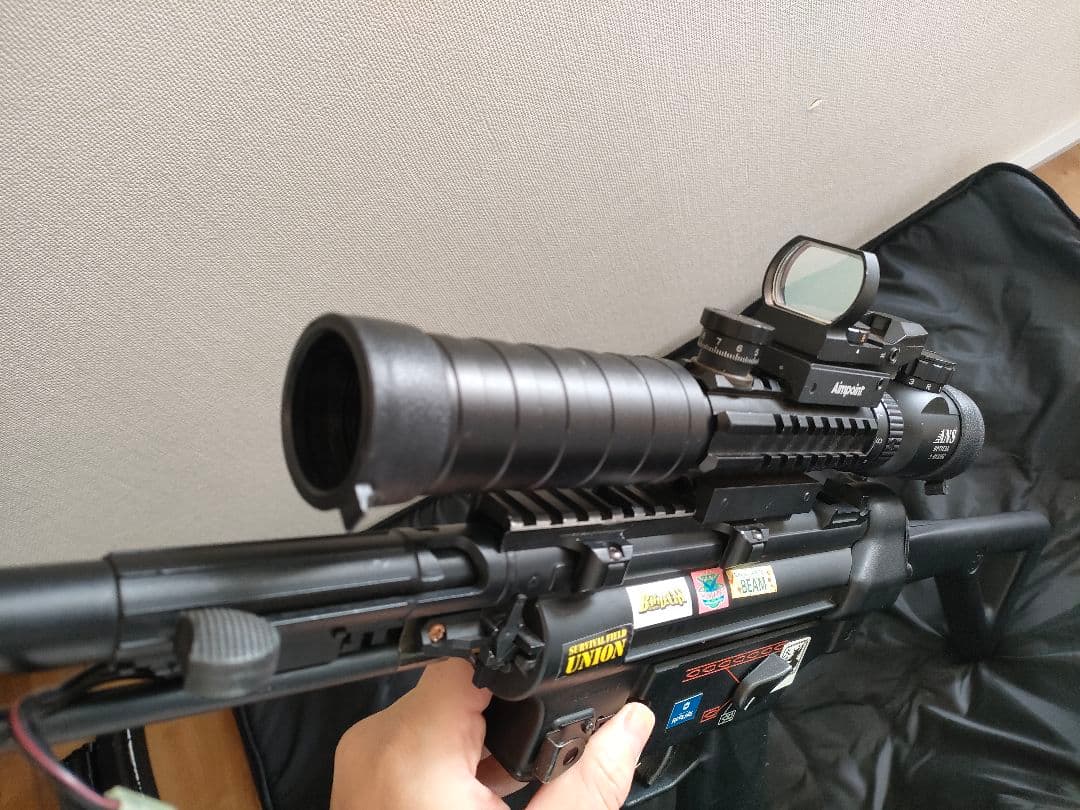 MP5 RAS 電動ガン カスタム済 マガジン2本、その他付属品付き