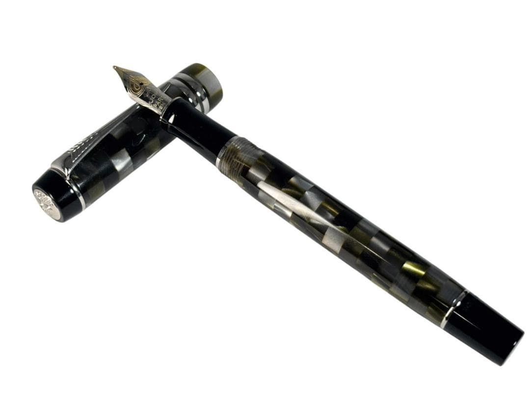 パーカー デュオフォールド チェック グリーンPT センテニアルM 18K