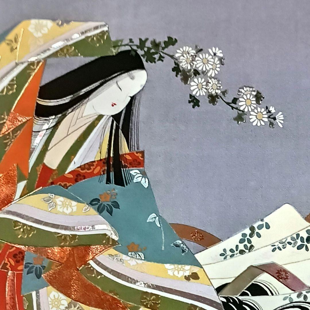 色紙(102)JARKET173735　東聖観による源氏物語の色紙★