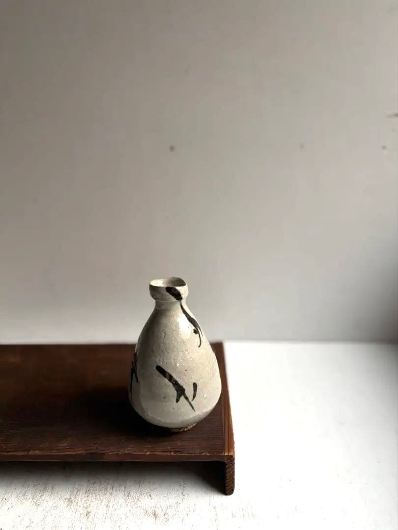 722 田中佐次郎 山瀬窯 絵唐津徳利 酒器 唐津焼 茶道 茶道具 民芸 未使用