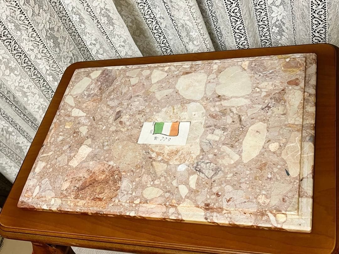 【イタリア製】 アンティーク家具 大理石調 猫脚 コンソール テーブル レトロ