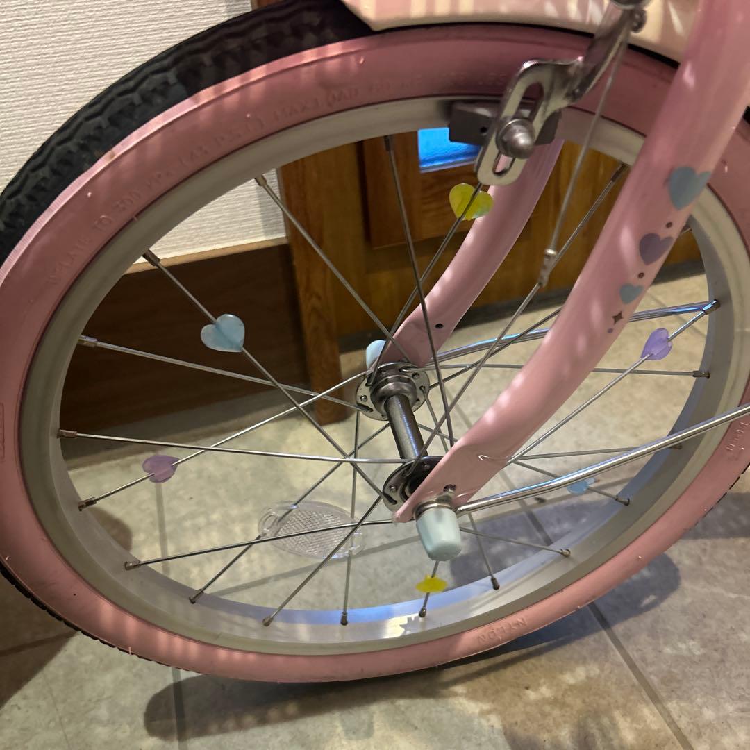 アイデス ゆめかわプリンセス自転車 18インチ ヘルメット プロテクターセット