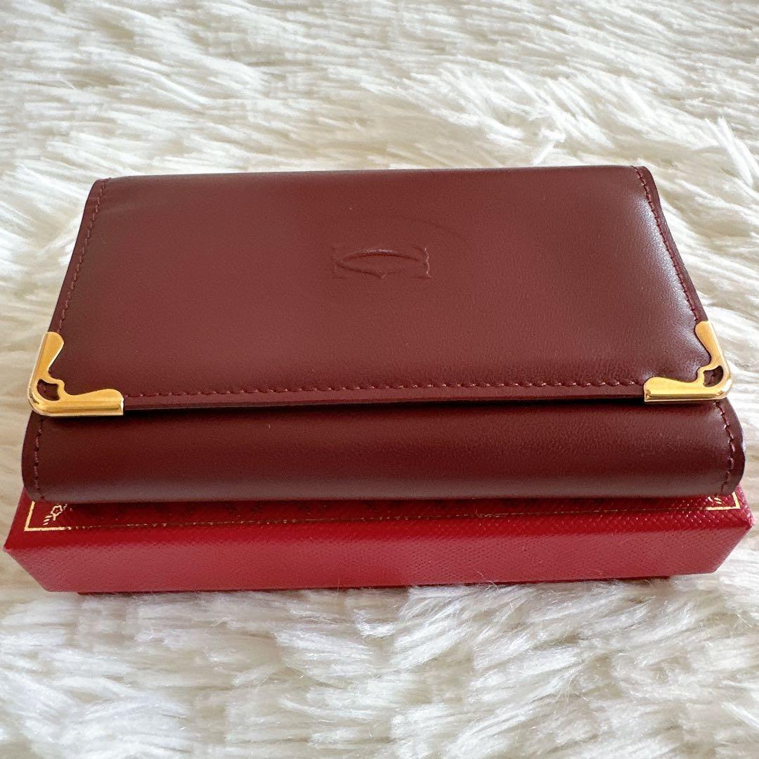 未使用 カルティエ マストライン レザー 6連キーケース