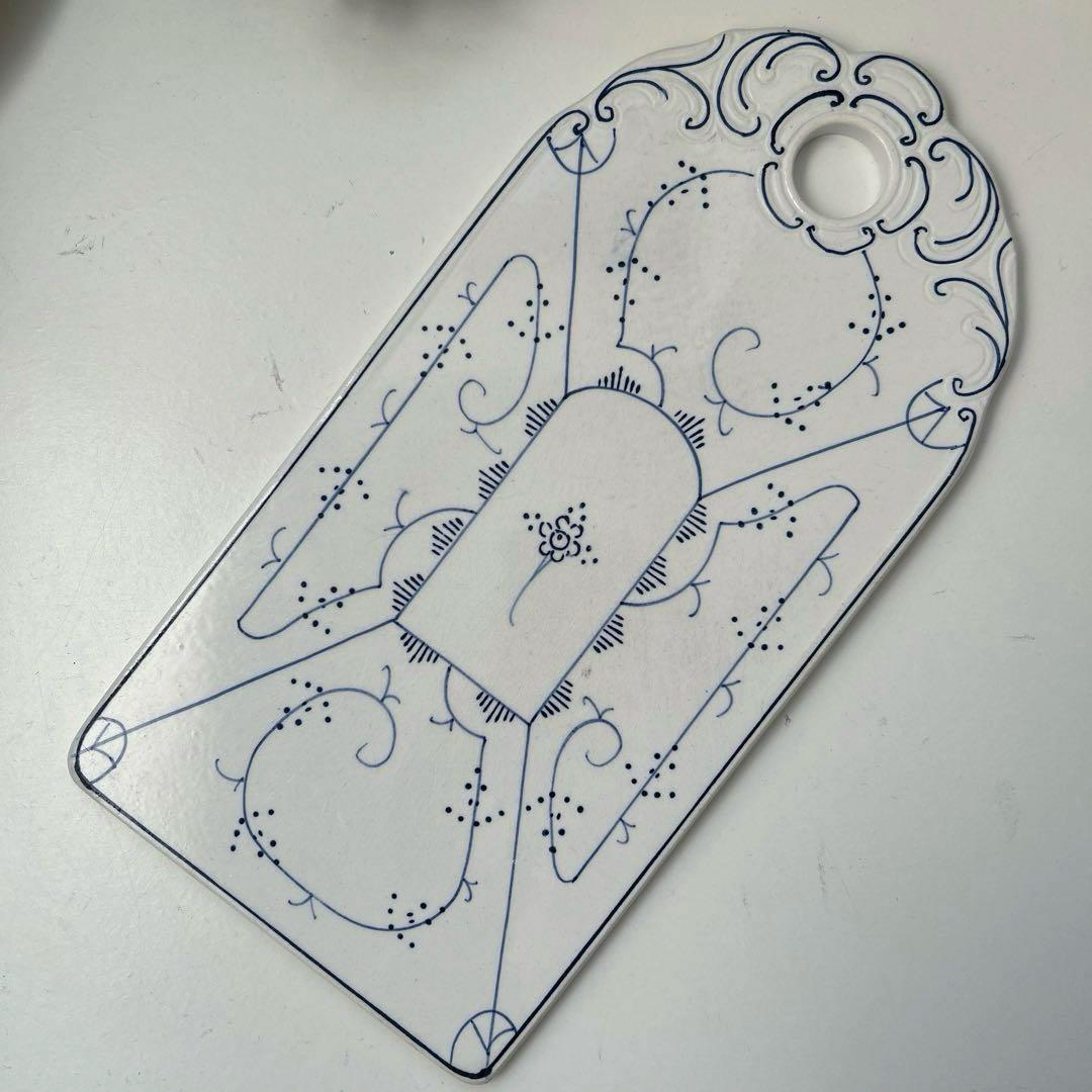 ビレロイボッホ　アンティーク　サキソニー柄　カッティングボード　ブロカント