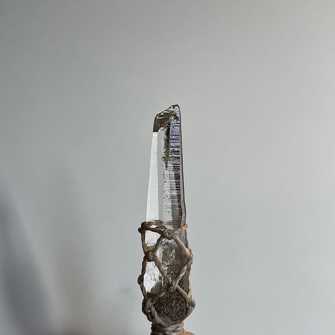 ヒマラヤ水晶 ガネッシュヒマール ＊ マクラメペンダント ネックレス 52