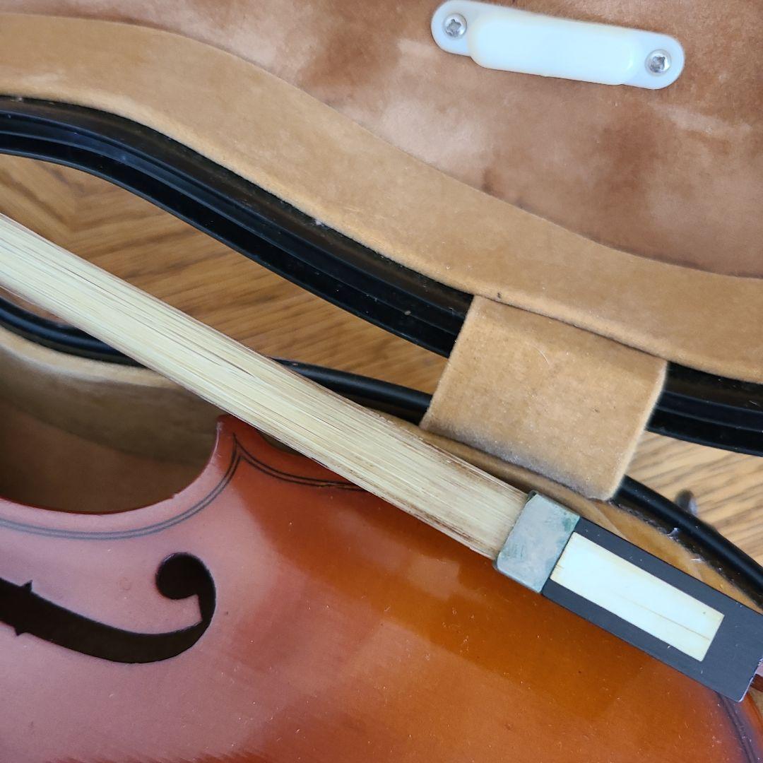 1/2 バイオリンケース シルバー ハードケース