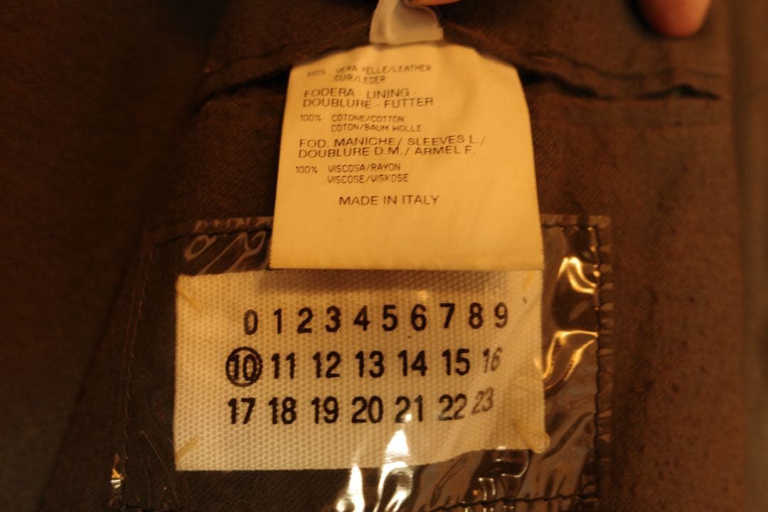 〈値下げ中〉2001AW 最初期ベンチレーション　ビニールタグ綺麗マルジェラ48