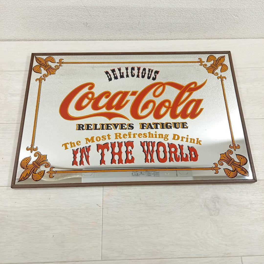 コカ・コーラ パブミラー アンティーク 昭和レトロ