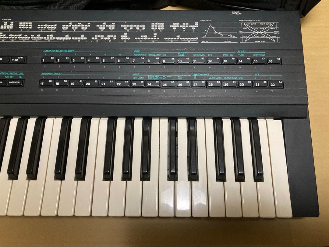 YAMAHA DX7Ⅱ-D シンセサイザー キーボード ヤマハ 0712