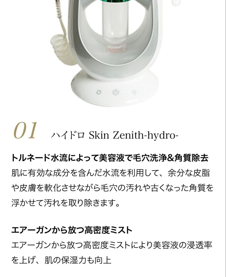 サロン用　業務用毛穴洗浄マシン　スキンゼニス