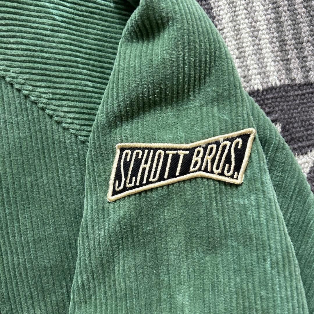 SCHOTT ショット　コーデュロイスイングトップジャケット　2XL グリーン