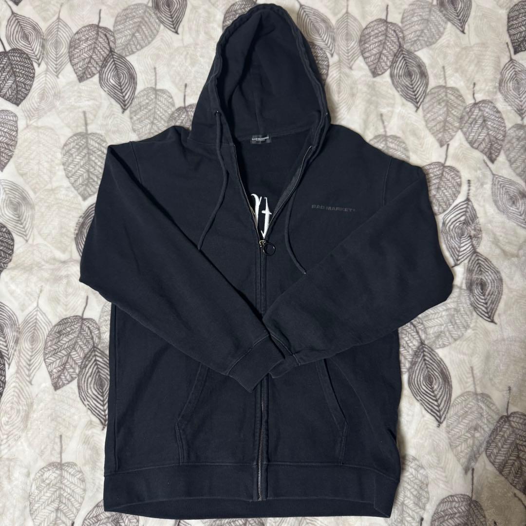 希少 the GazettE LOGO HOODIE BLACK X WHITE