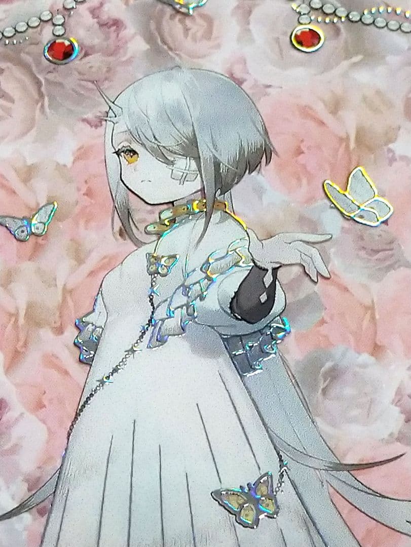 J437＃蝶物语(镭射银)第九航道切り売り海外人物マステ女の子