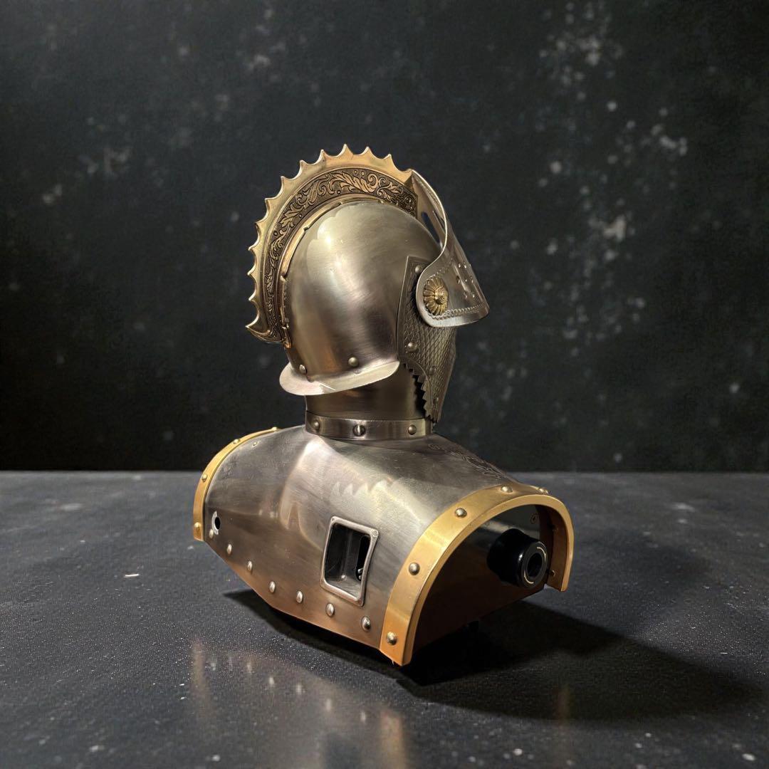 d*s様 ニッカ 鎧 兜 甲冑 西洋 騎士 アンティーク 洋風 胸像 置物 昭和