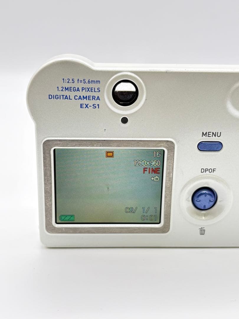 【動作品】CASIO EXILIM EX-S1 ホワイト