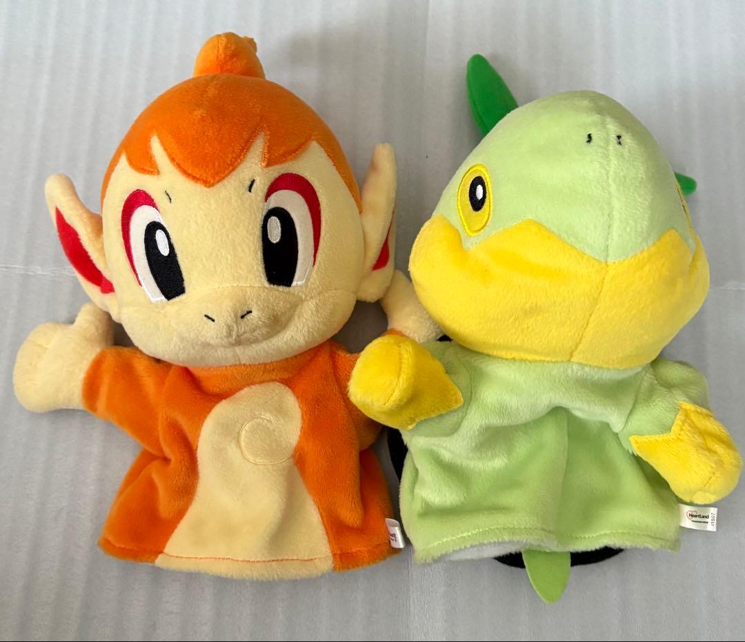 ポケットモンスター　パペット　ヒコザル　ナエトル　2種セット