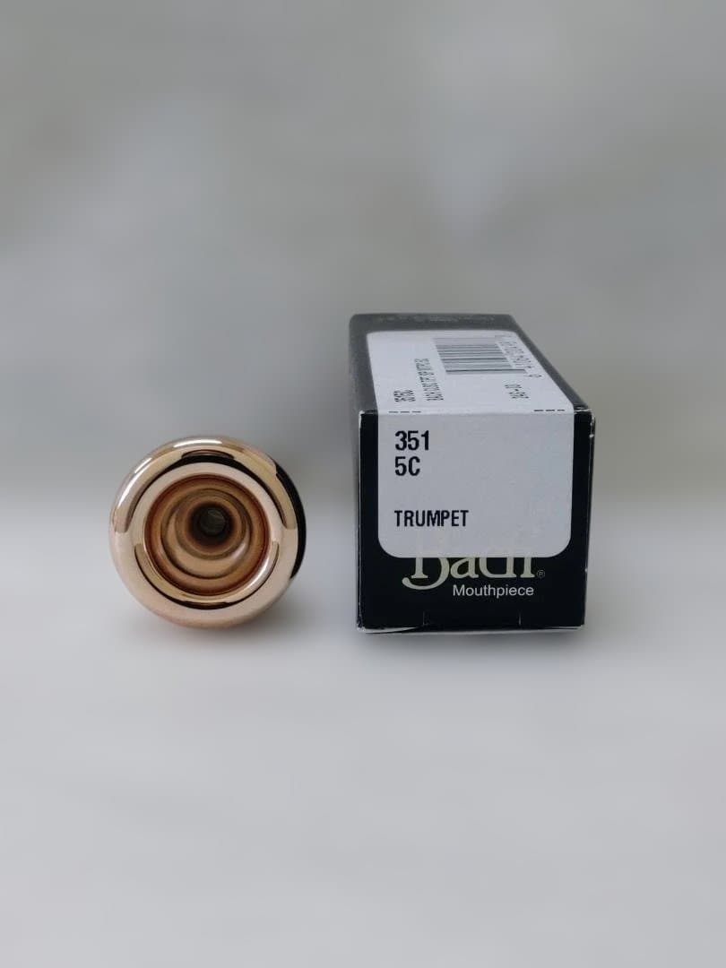Bach トランペットマウスピース　5C　ピンクゴールド