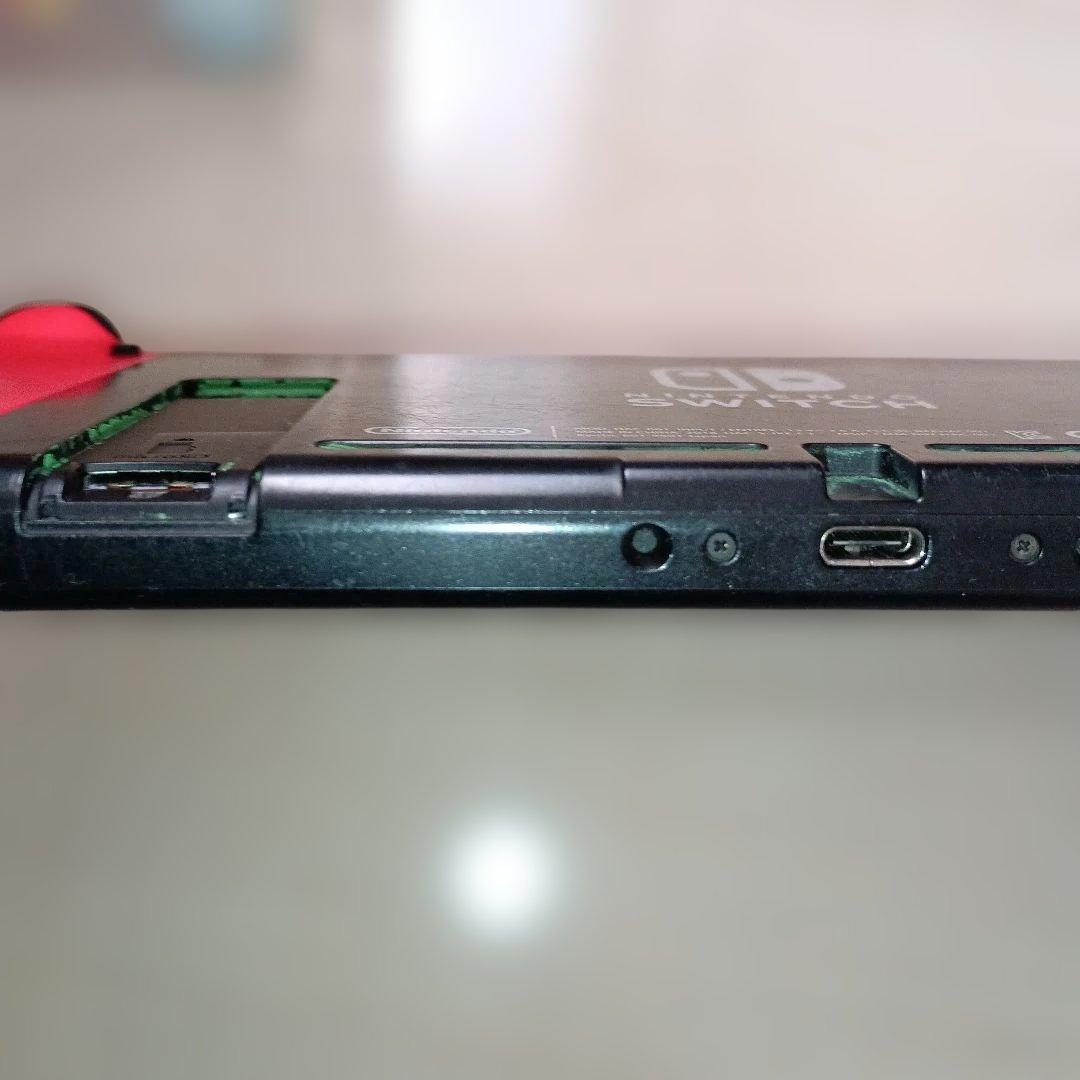 （ジャンク）　Nintendo Switch 本体、ネオンブルー、ネオンレッド