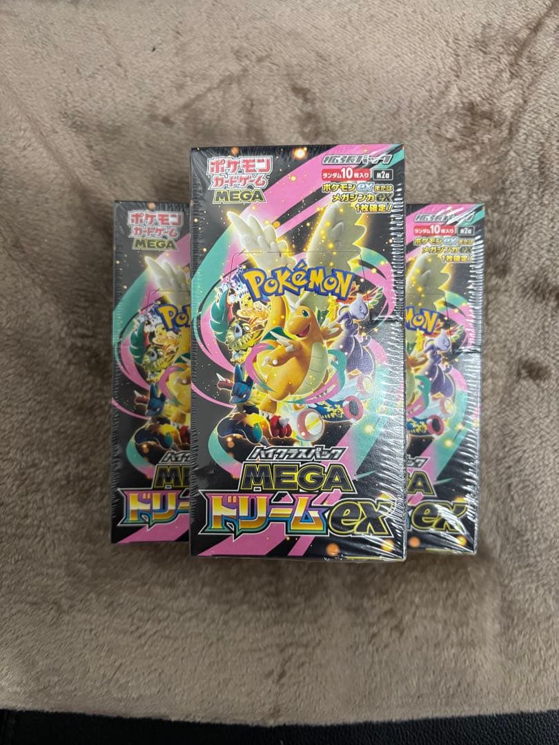 ポケモンカード MEGAドリームex 新品未開封 シュリンク付き 6BOX