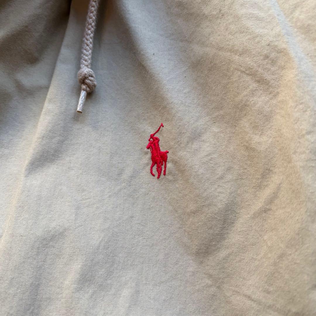 美品✨ポロバイラルフローレン フーデッドブルゾン 刺繍 ベージュ M 希少モデル