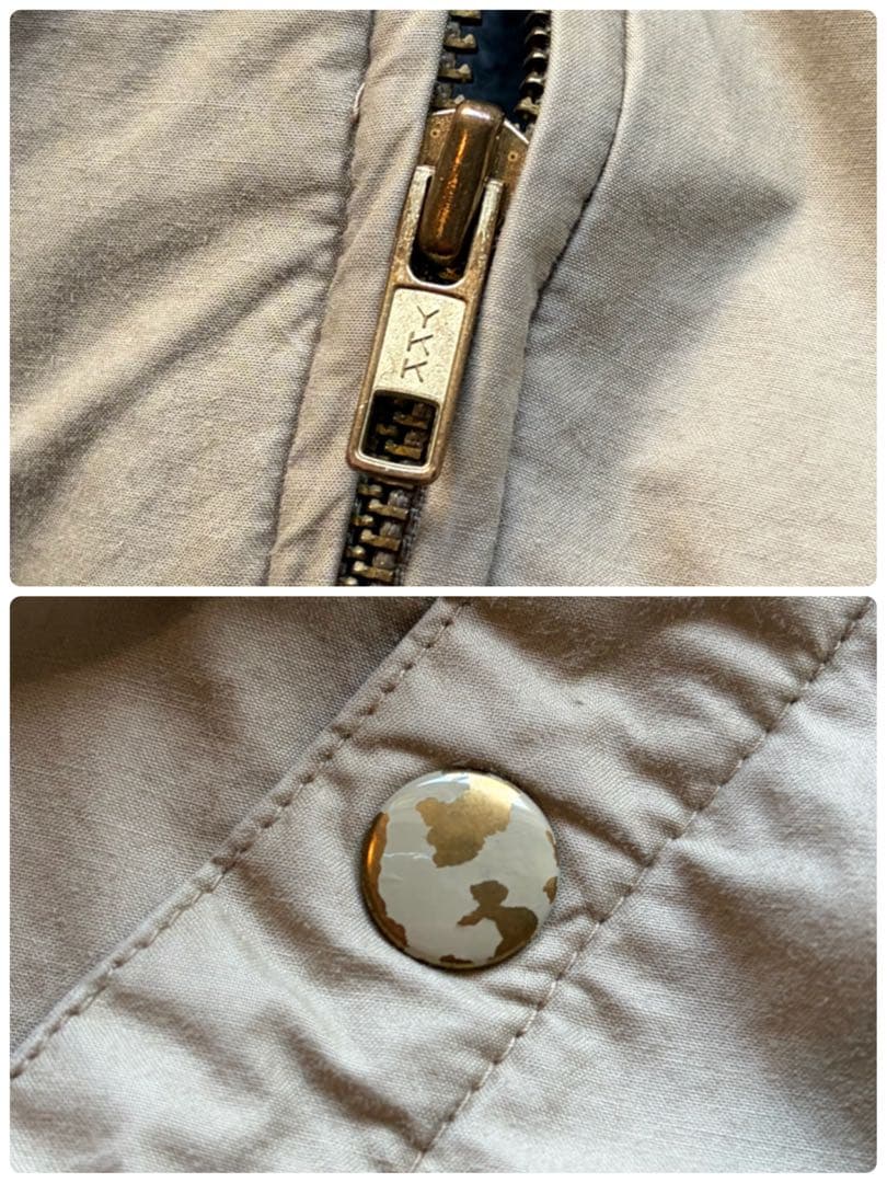 美品✨ポロバイラルフローレン フーデッドブルゾン 刺繍 ベージュ M 希少モデル