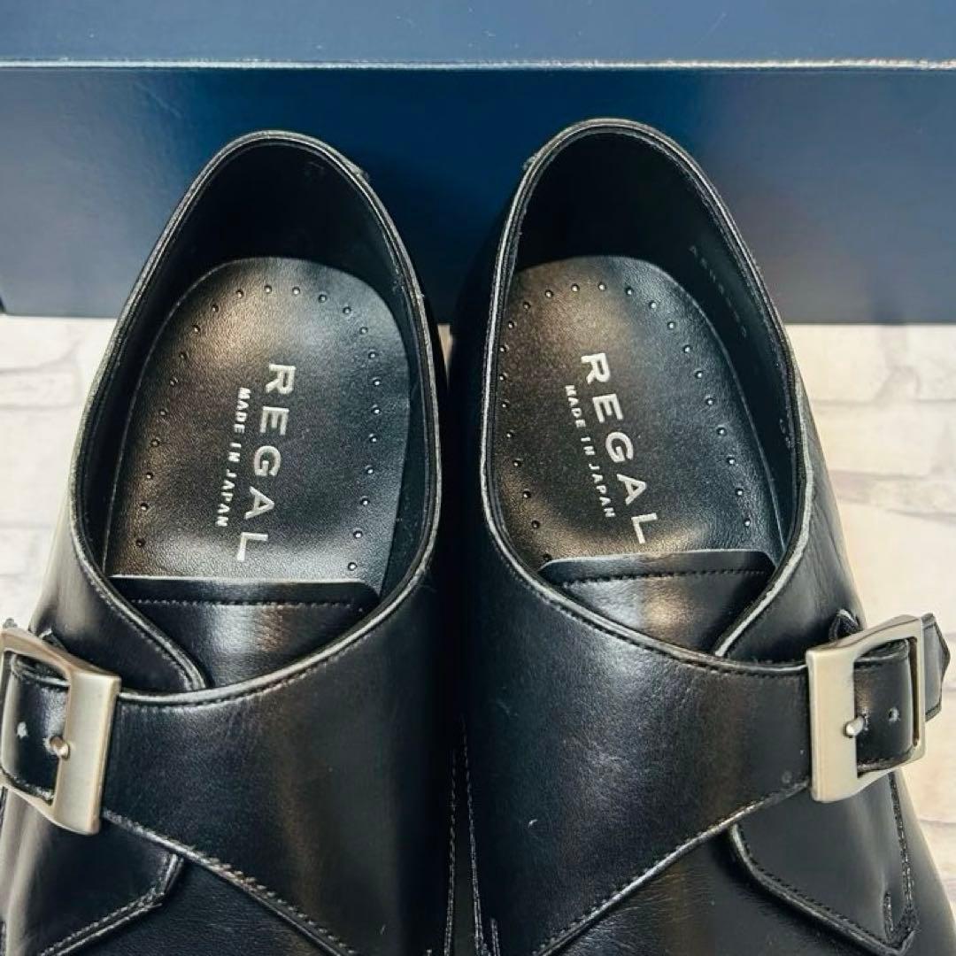 【日本製/未使用級】REGAL 08JR シングルモンクストラップ 25cm