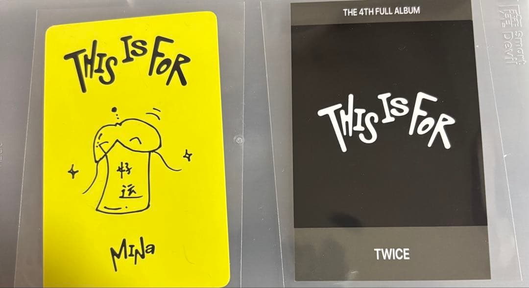 TWICE THIS IS FOR トレカyizhiyu ミナ