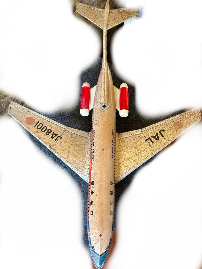 JAL ボーイング 727 JA8001 当時物　レトロ　昭和　ブリキ　ジャル