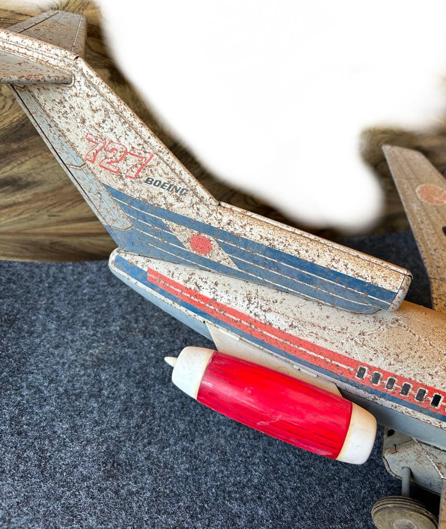 JAL ボーイング 727 JA8001 当時物　レトロ　昭和　ブリキ　ジャル