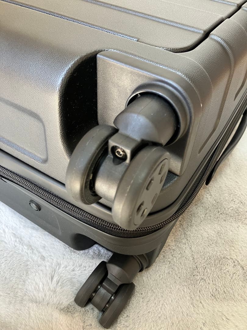 【未使用】無印良品　バーを自由に調節できる　フロントオープンキャリーケース