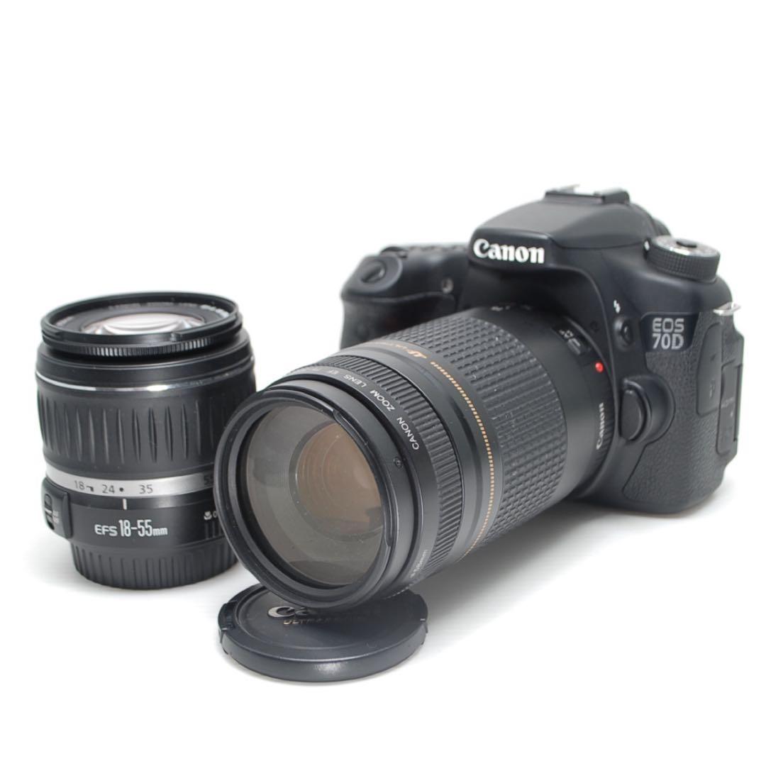 ❤️ダブルレンズセット❤️Canon EOS 70D 超望遠レンズ付き 美品