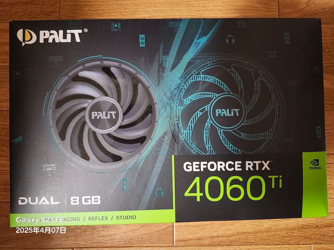 ゆ*ん様 極美品 Palit GeForce RTX 4060 Ti 8GB
